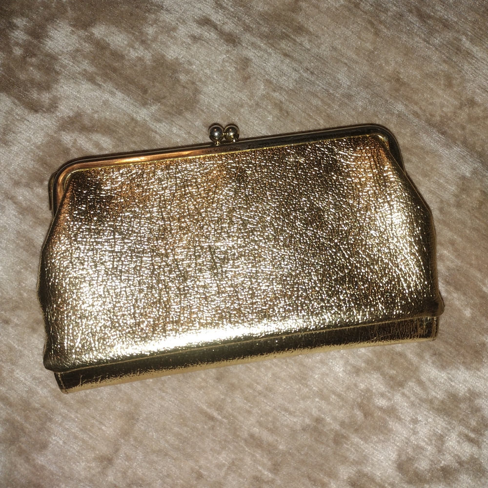 Vintage Classic Gold Clutch Bag